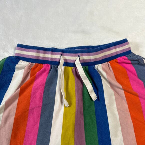 Mini Boden Rainbow Stripe Jersey Knit Skort Size 9-10Y Casual Vacation Preppy - Picture 3 of 10